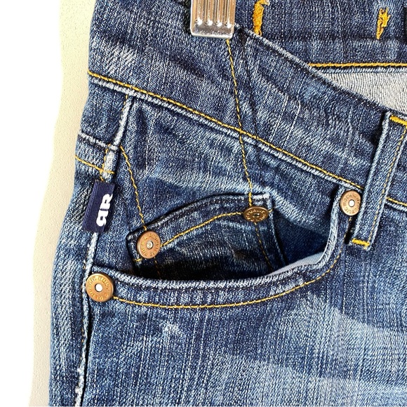 Rock & Republic Womens Bootcut Jeans Sz 25 Distressed Low Rise Stretch Flare - Picture 3 of 15